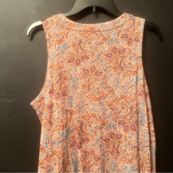 J Jill Dress M Mauve Floral
Hearts Sheath Midi Cotton Modal
Comfort Boho - Picture 7 of 11